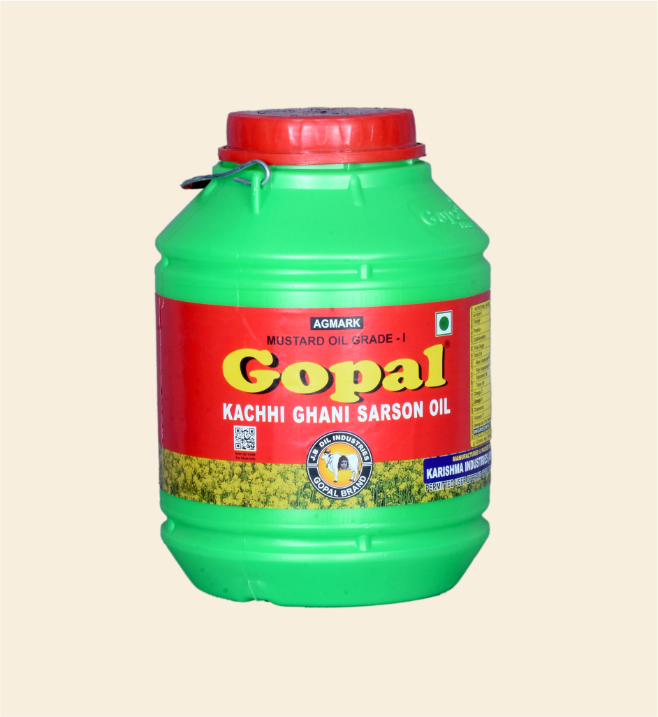 Gopal Mustard Oil – 5L Matka | Pure & Natural