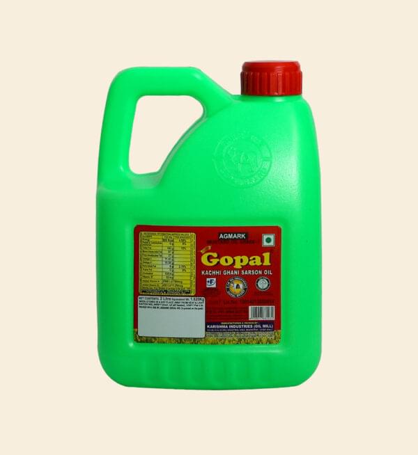 Gopal Mustard Oil – 2L Jar | Pure & Natural