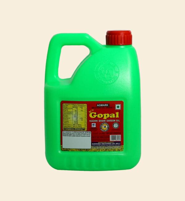 Gopal Mustard Oil – 5L Jar | Pure & Natural