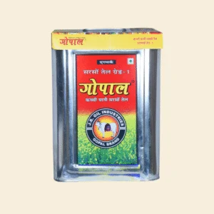 Gopal Mustard Oil 15L & 15 Kg. Tin | Pure & Natural
