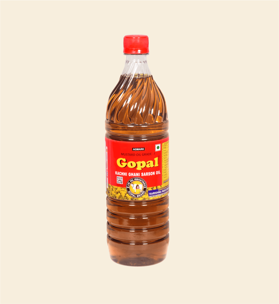 Gopal Mustard Oil – 1 Litre Bottle | Pure & Natural